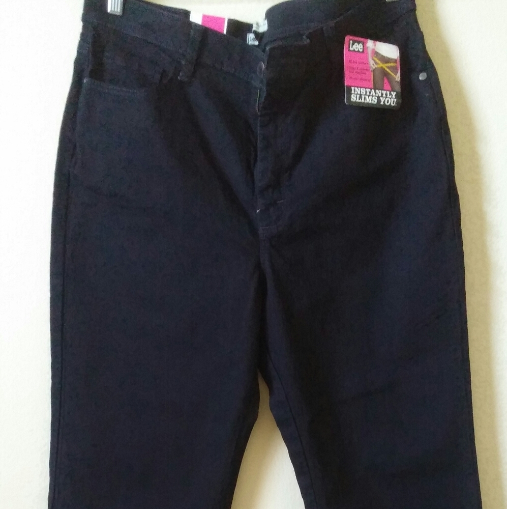 Lee Classic Fit Straight Leg Black size 16 NWT